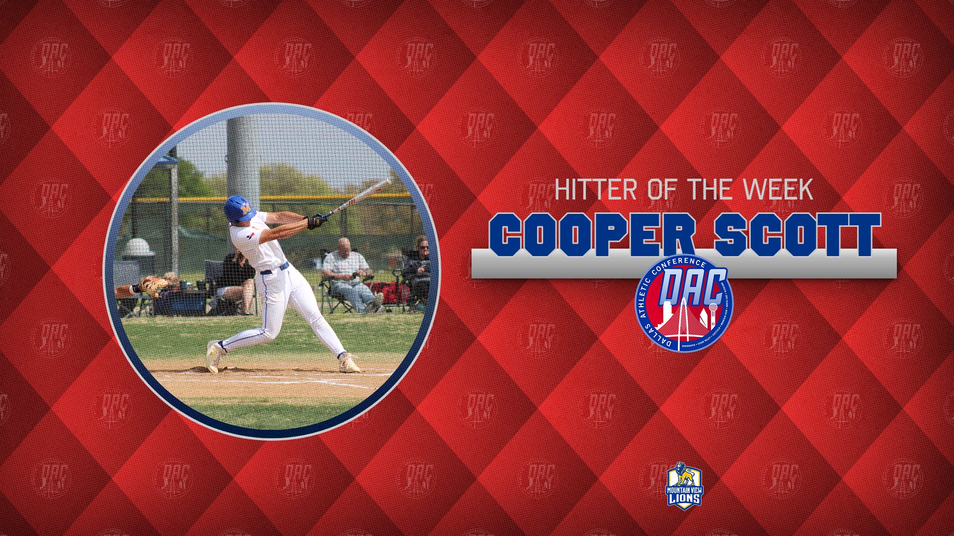 Scott Picked as DAC Hitter of Week