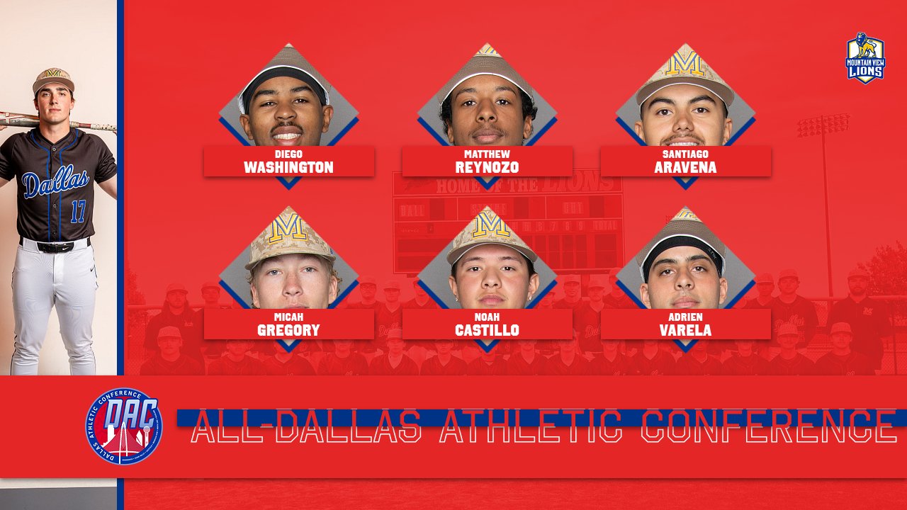 Mountain View Lands 7 on All-DAC Baseball Teams
