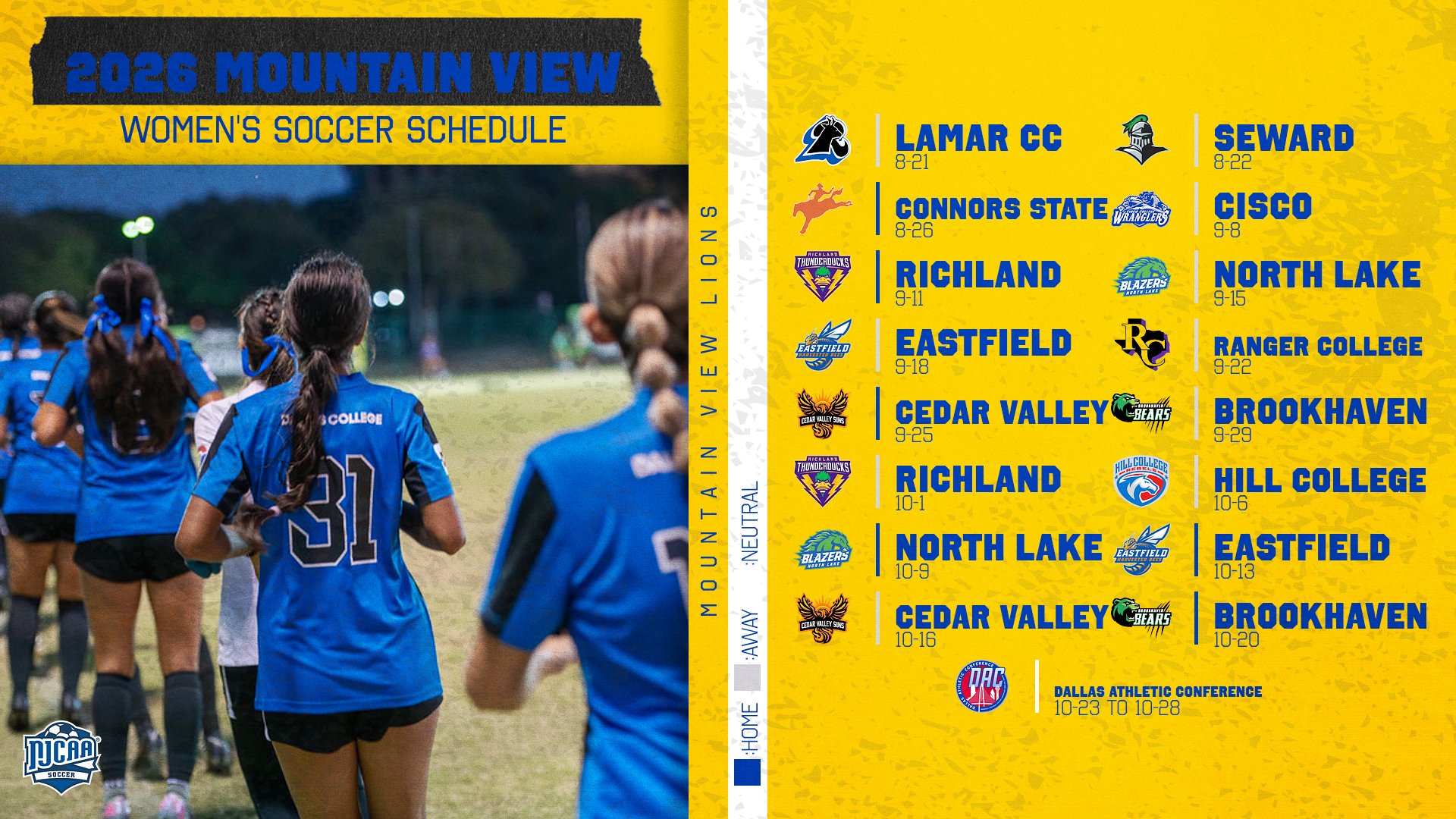 Mountain View Women's Soccer Kicks Off on Road Aug. 21